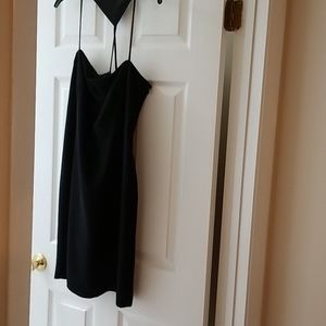 Jones New York black cocktail dress.